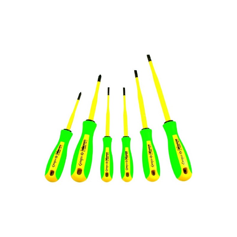                         Coffret 6 tournevis isolés SLIM