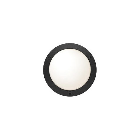 Hublot Chartres Origine Lampe fluo intérieur - 34W - 4000K - Fonction On/Off - Rond - Noir - Non dimmable