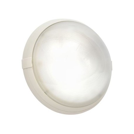 Hublot fonctionnel Super 400 en verre trempé - E27 - 70W - Fonction On/Off - Rond - Blanc - Non dimmable