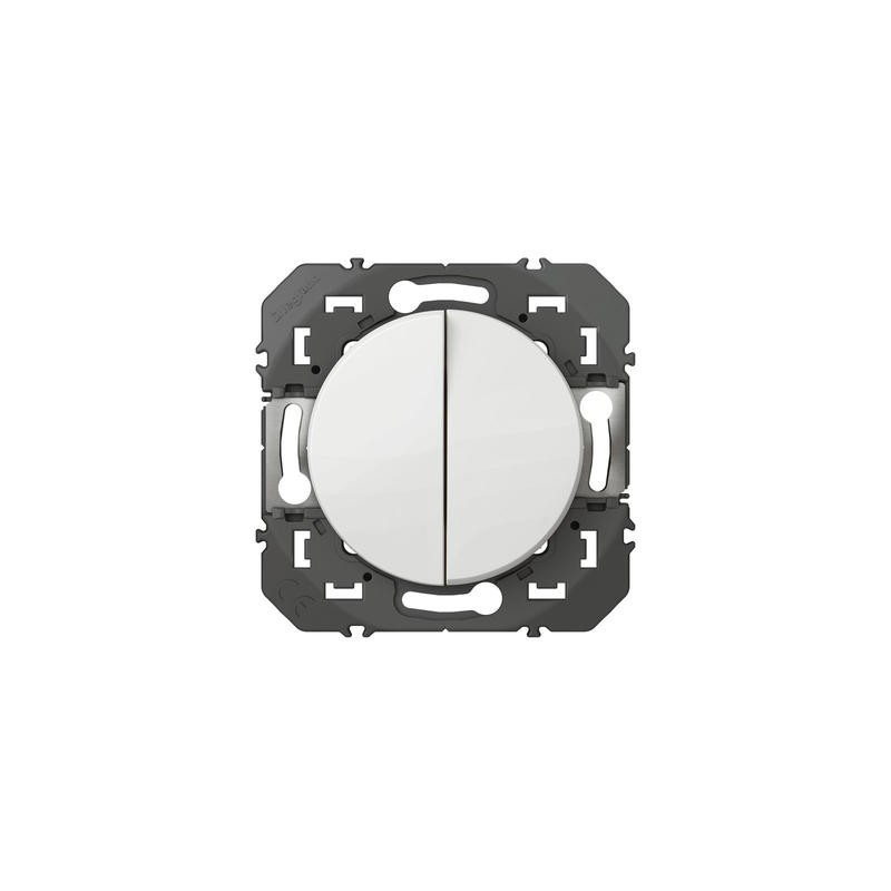                         [Fiche type ] Va-et-vient Dooxie 1 poste - 10 AX - 250 V - Blanc
