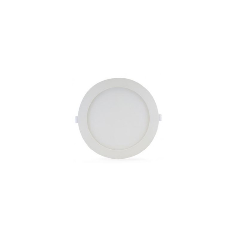                         Spot plat blanc - Plafonnier LED 12W Ø 170mm - 4000K avec alimentation 