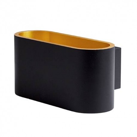 APPLIQUE LED - GLAM 90 - NOIR - DORE - 10W - 830 - 1010LM