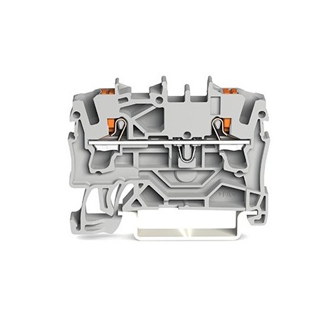 Borne de passage pour 2 conducteurs - 2,5mm² - Push-In CAGE CLAMP®