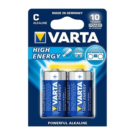 Lot de 2 piles type C/LR14 - 1,5 volts
