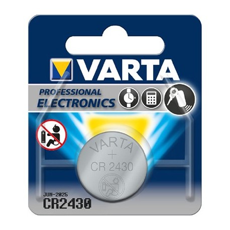 PILE - BOUTON - CR2430 - LITHIUM 