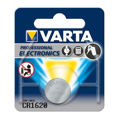 PILE - BOUTON - CR1620 - LITHIUM 