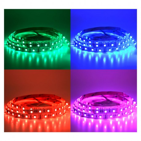 RUBAN LED - 14,4W/M - 12VDC - RGB - 5M - IP20
