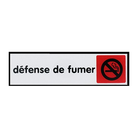 Plaque Pictofix "Défense de fumer"