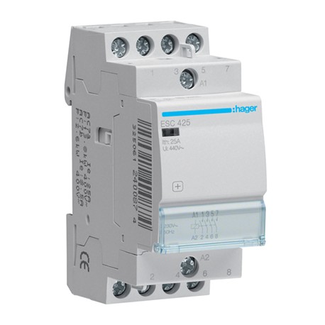 Contacteur - 4P - 230V - 25A - 4F 