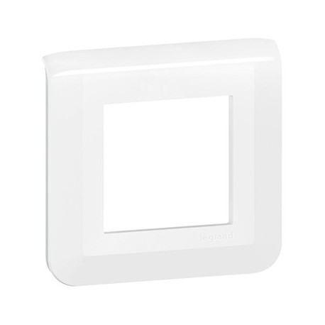 PLAQUE - 1 POSTE - BLANC - MOSAIC
